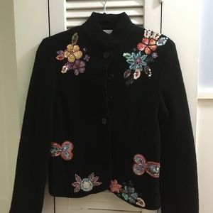 wool sequin jacket